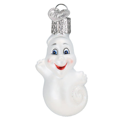 Adorno de cristal con forma de mini fantasma de gomita