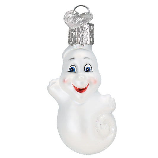 Gumdrop Mini Ghost Glass Ornament - Tampa Home & Garden Store