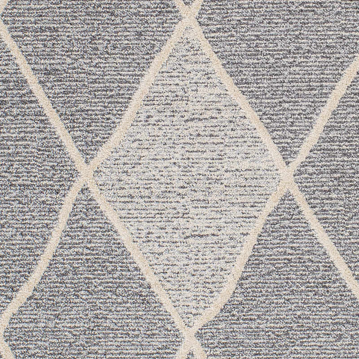 Dumlan Area Carpet rug in gray beige diamond pattern Boutique Rugs on Tampa Home & Garden Store