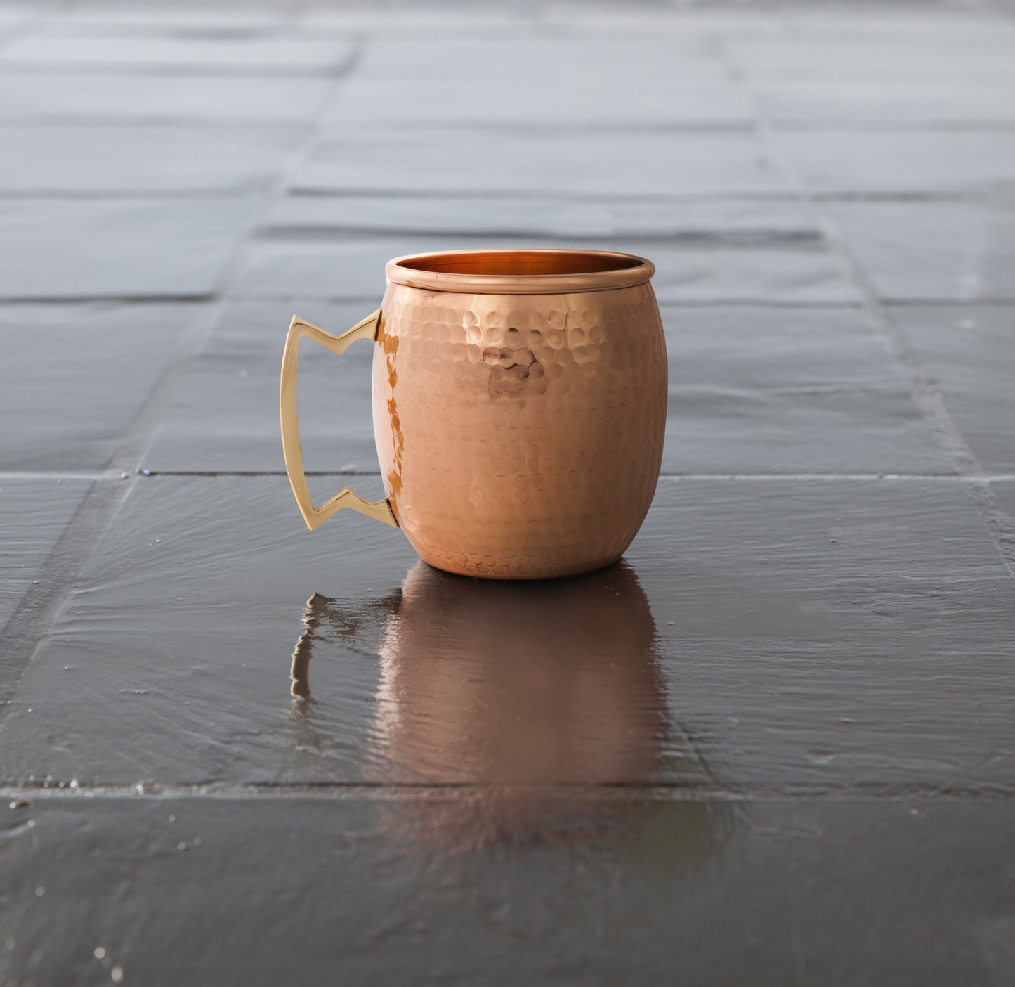Stylish Hammered Copper Moscow Mule Mug for Home