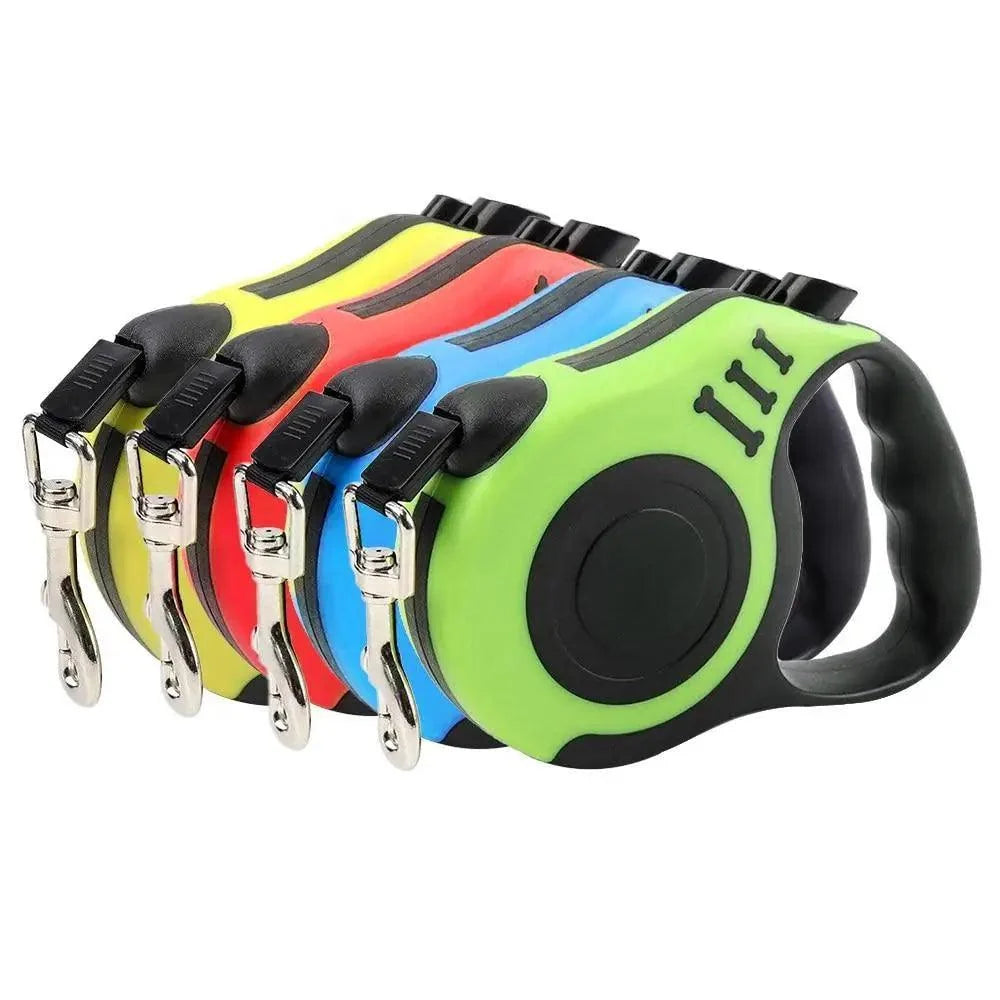 Stevvex retractable dog leashes set with comfy grip, 5-pack on Tampa Home & Garden Store