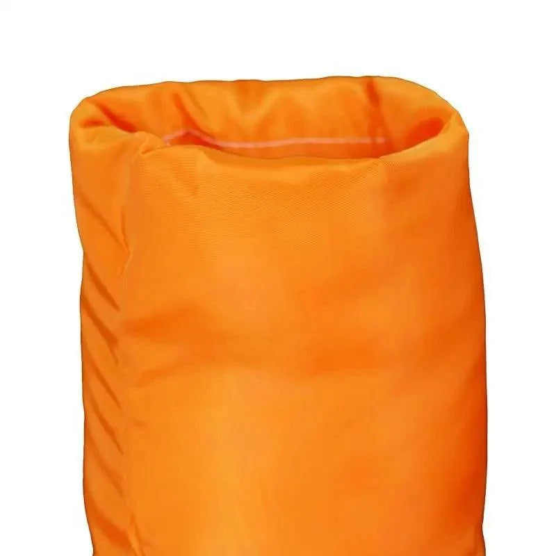 Stevvex orange faux PU leather bubble puffer jacket, long sleeve zip casual slim outerwear on Tampa Home & Garden Store