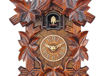 Traditional Vine Leaves - HerrZeit by Adolf Herr Cuckoo Clock