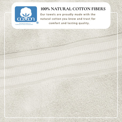 Premium Zero Twist Cotton Bath Towel and Set