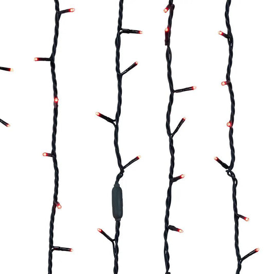 300-Light 3MM Red LED Green Wire Jingle Bright Light Set - 50 Feet - Tampa Home & Garden Store
