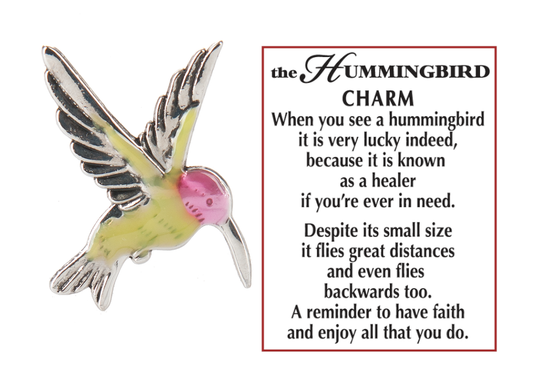 Hummingbird Pocket Charm