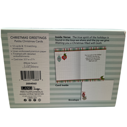 Petites cartes de vœux de Noël