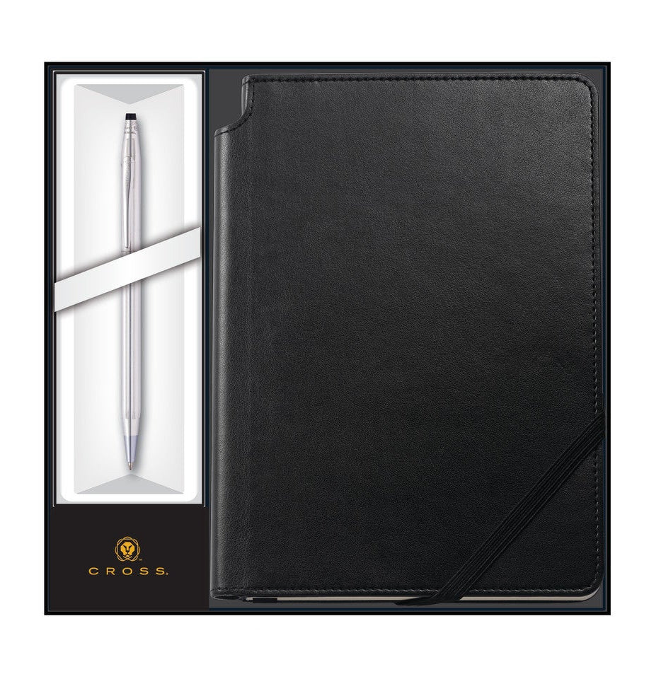 Cross Classic Century chrome ballpoint and black journal gift set on Tampa Home & Garden Store