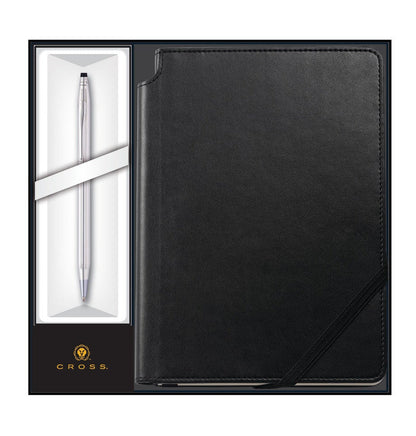 Cross Classic Century chrome ballpoint and black journal gift set on Tampa Home & Garden Store