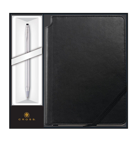 Cross Classic Century chrome ballpoint and black journal gift set on Tampa Home & Garden Store