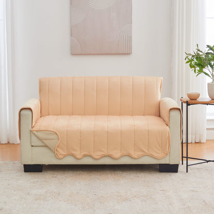 Velvet Furniture Protector And Elastic Cover