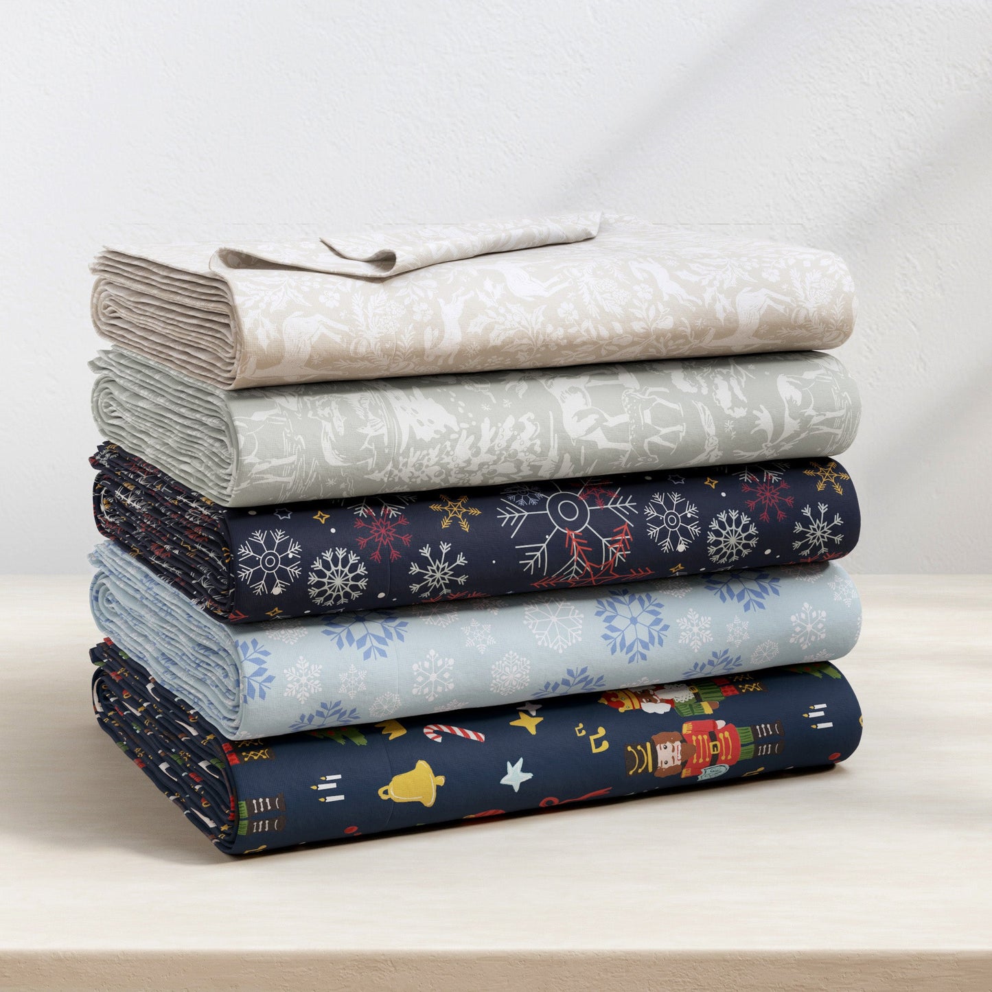 Soft and Plush Turkish Cotton Christmas Sheets