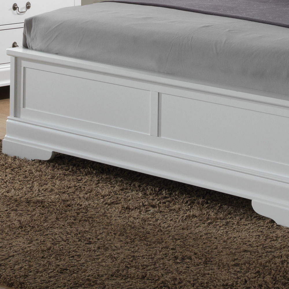 Premium Panel Sleigh Bed with Low Footboard