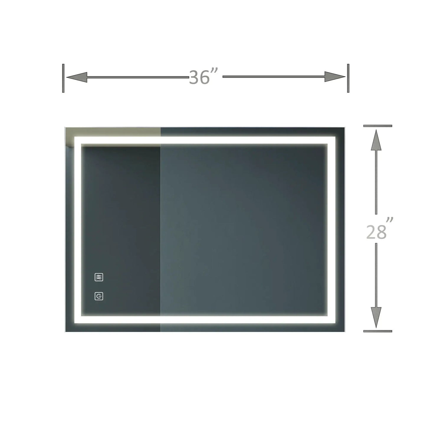 Bathroom Vanity Mirror With Lighting Anti Fog