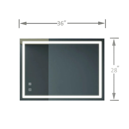 Bathroom Vanity Mirror With Lighting Anti Fog