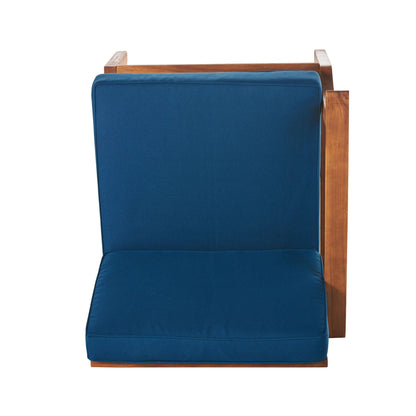 Perla 5 Pieces Outdoor Wood Patio Sofa Set