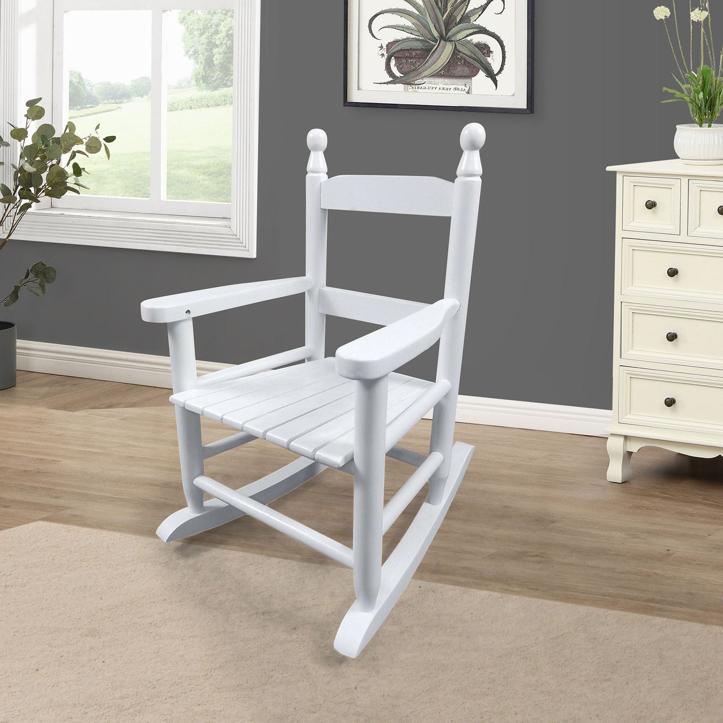 Sturdy Kids Rocking Chair For Indoor Or Outdoor