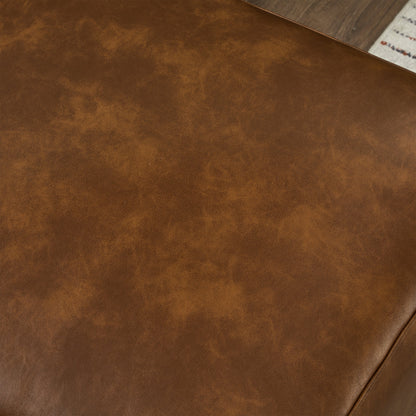 112 Inch Luxury PU Leather Sofa For Living Room