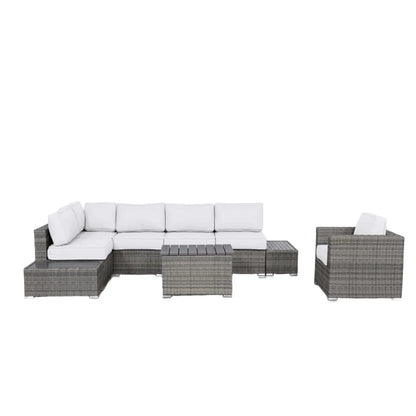 Outdoor wicker 3 Piece Set with cushions from Unique Piece Furniture including coffee table on Tampa Home & Garden Store