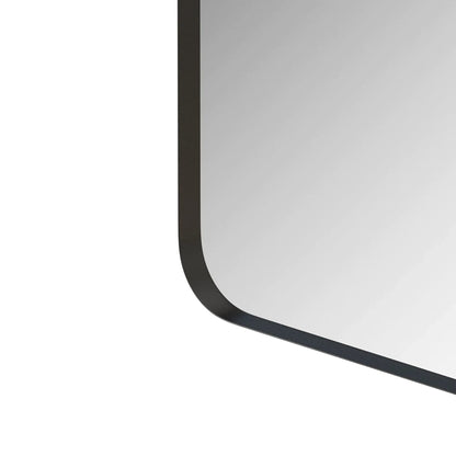 Rectangular Wall Mirror with Metal Frame