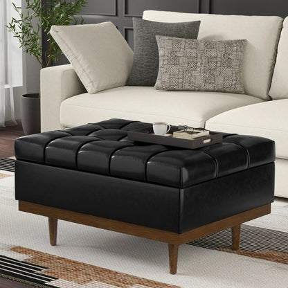 Mariah Upholstered Lift Top Table Storage Ottoman