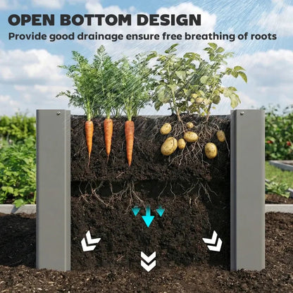 Balcony herb box planter by HouseOfZazla with open bottom drainage for elevated bed on Tampa Home & Garden Store