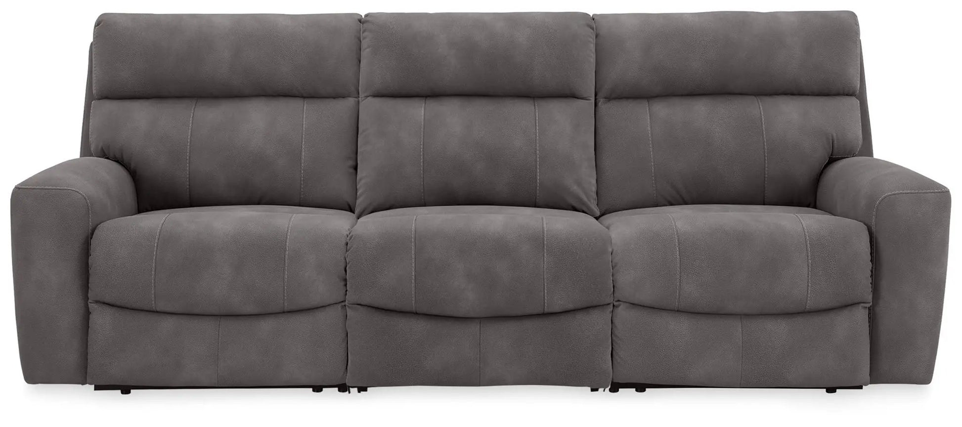 Next-Gen Durapella reclining sectional three-seat gray upholstery by Unique Piece Furniture on Tampa Home & Garden Store