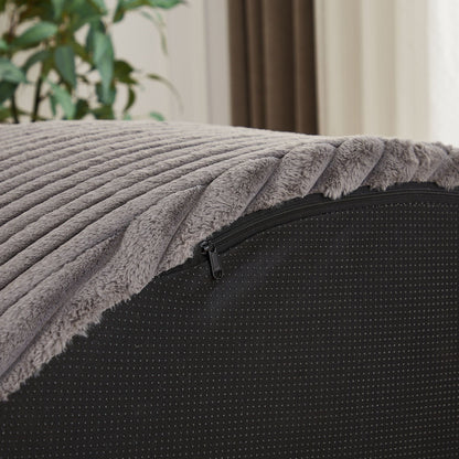 Modern single sofa with a backrest pillow