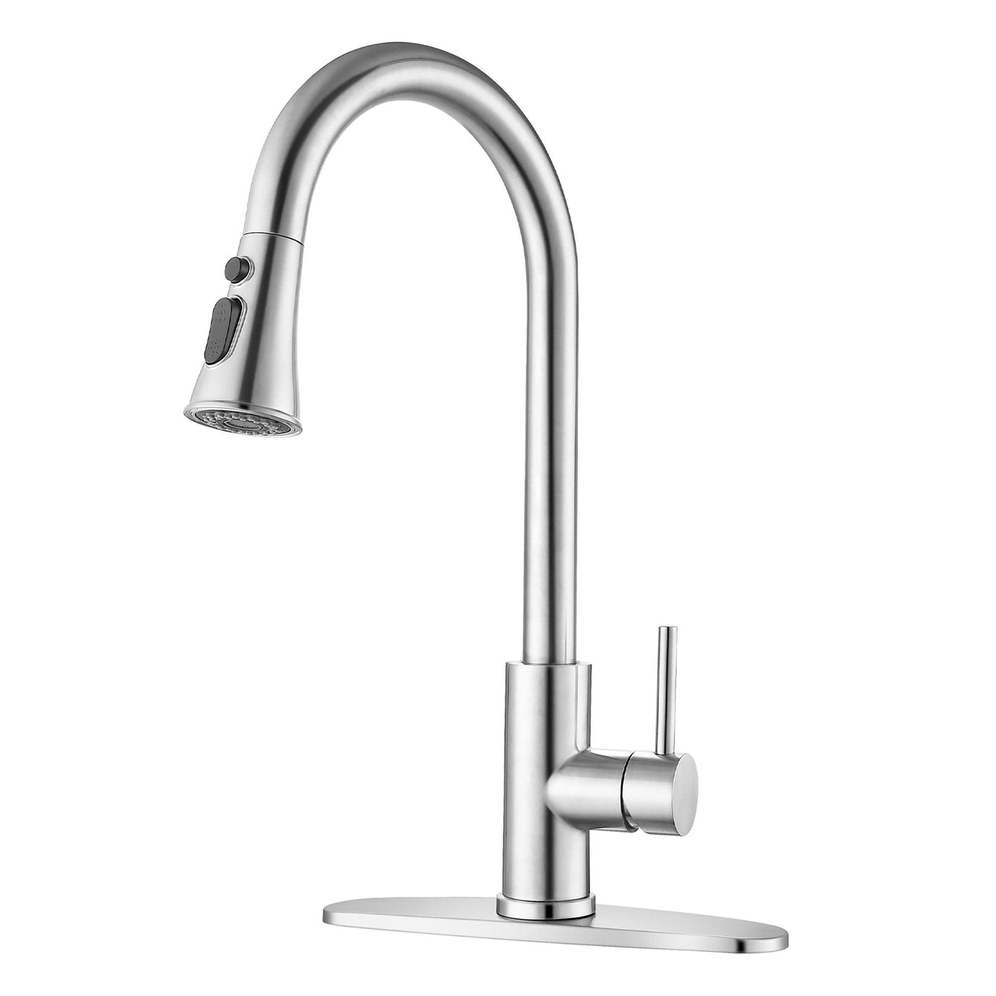 High Arc Kitchen Faucet and Pull Down Sprayer