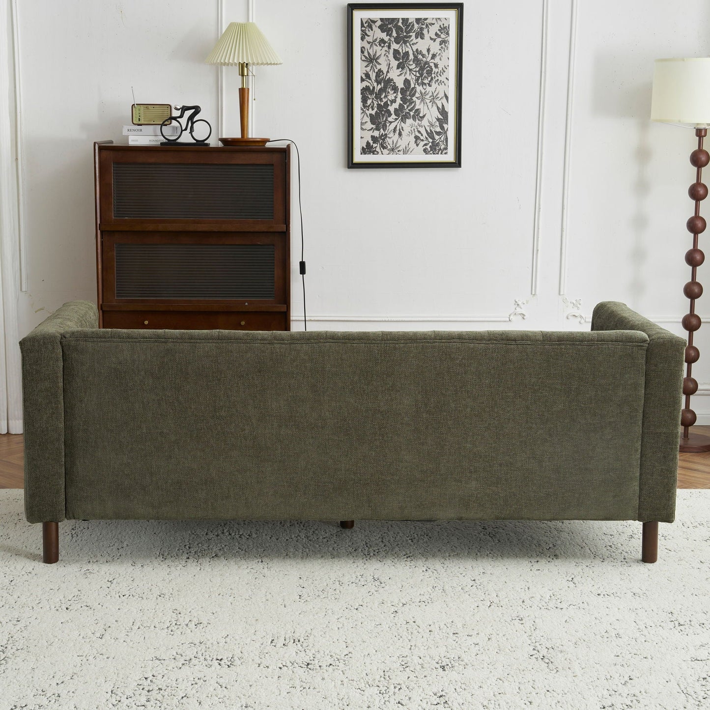 Luxurious Tufted Upholstered Living Room Sofa