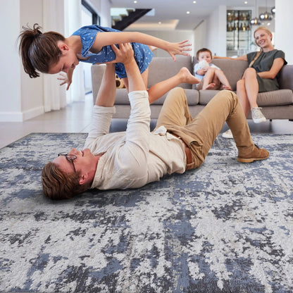 Payas Abstract Area Rug With Neutral Palette
