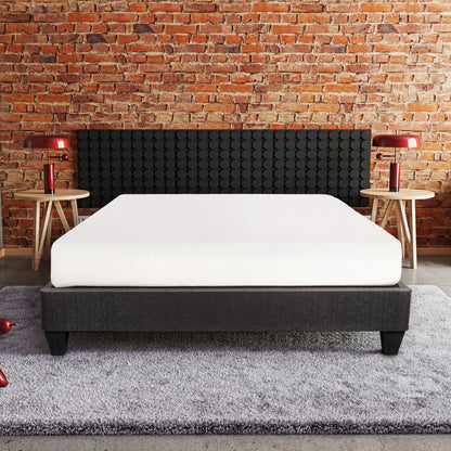 Modern Upholstered Platform Bed Base Foundation