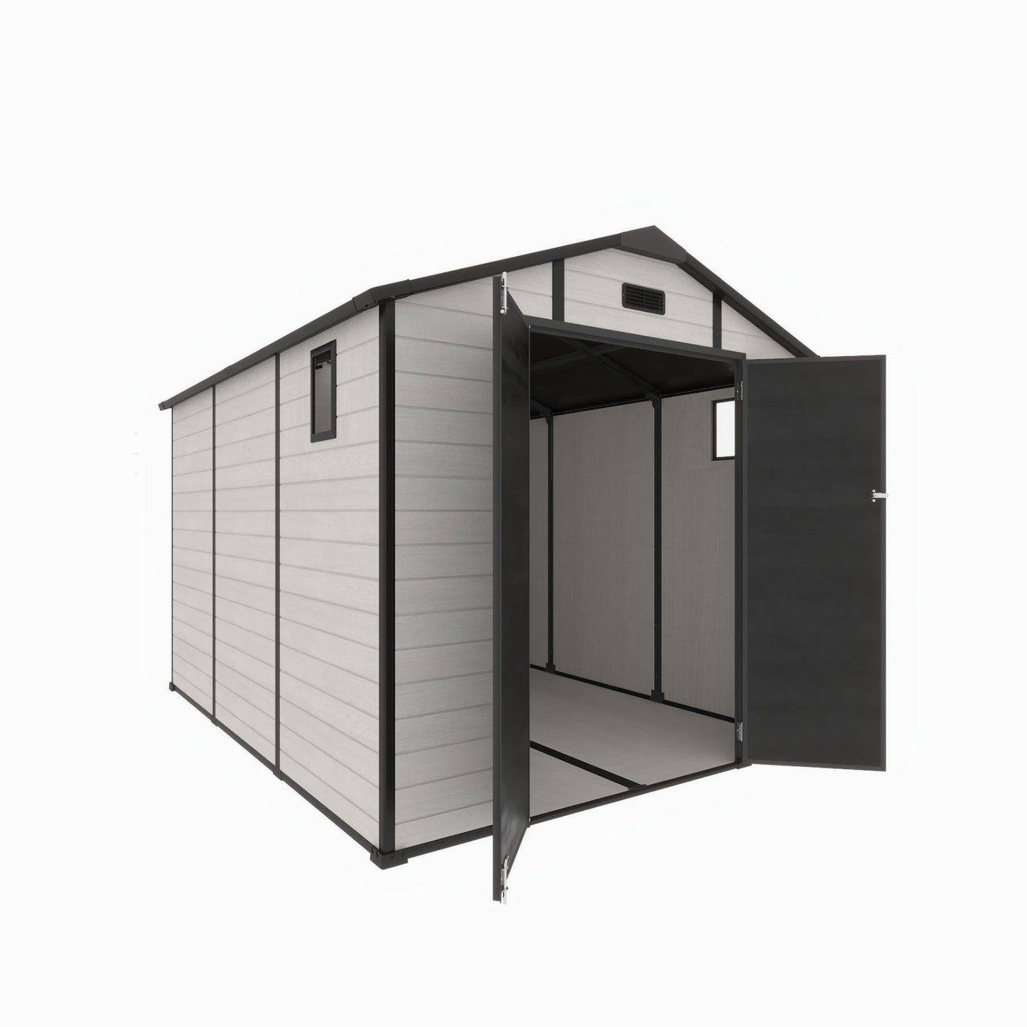 Sturdy 8x10 Ft Plastic Shed for Home and Garden