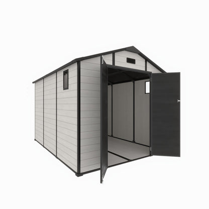 Sturdy 8x10 Ft Plastic Shed for Home and Garden
