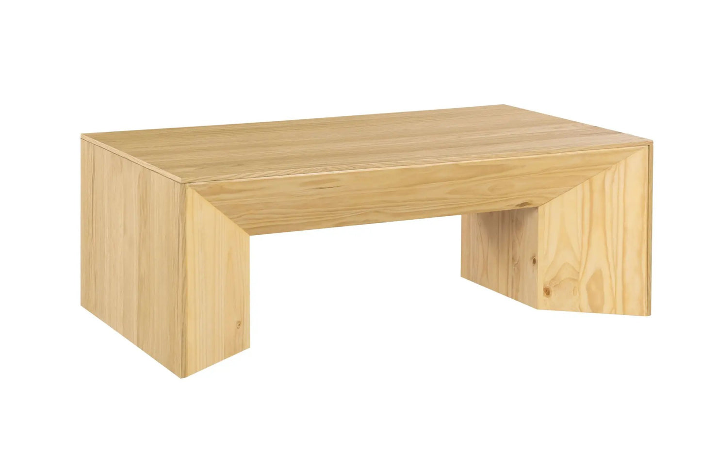 Harold coffee table wood, natural finish, solid pine by Unique Piece Furniture on Tampa Home & Garden Store