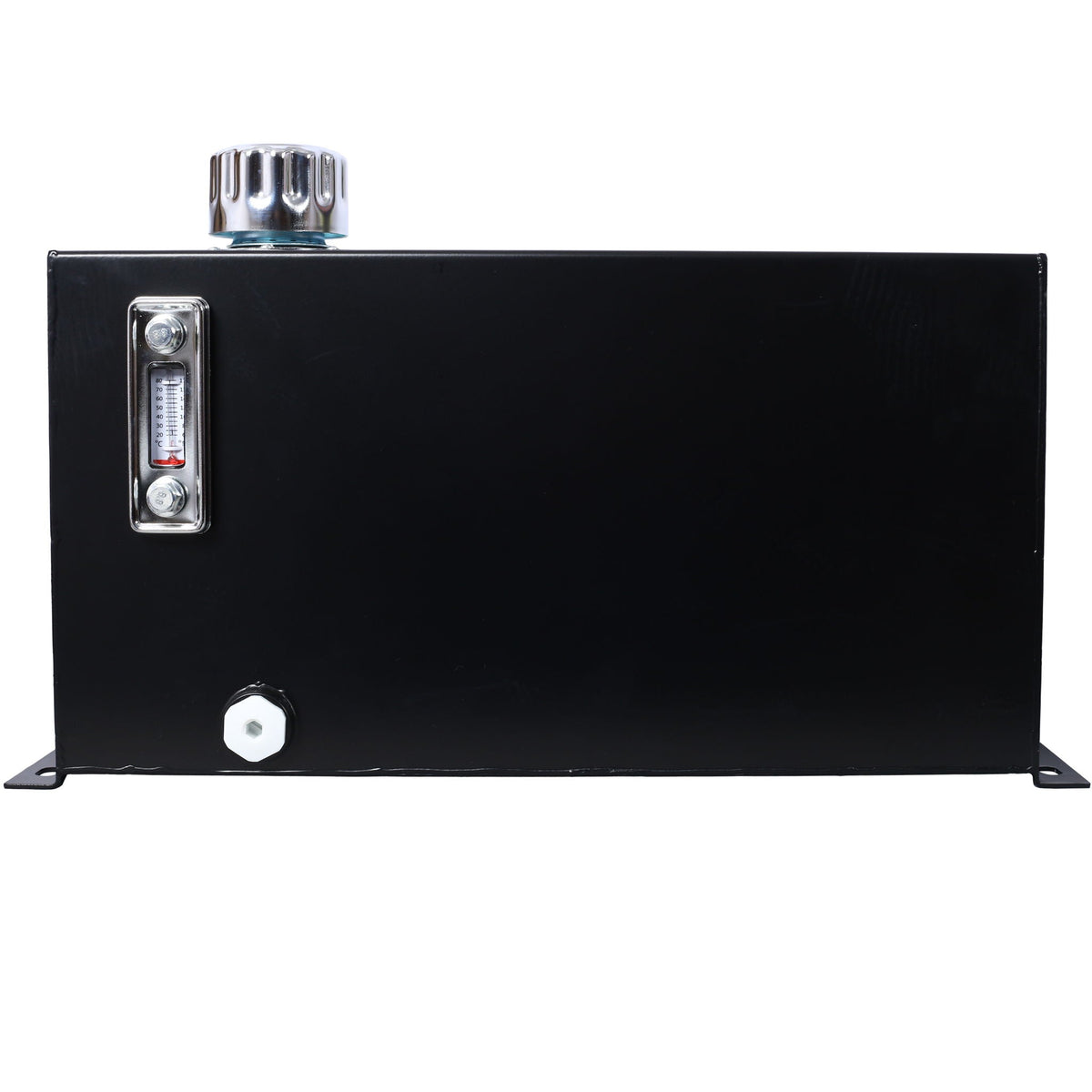 HouseOfZazla 10 gal black steel hydraulic fluid tank with gauge and breather cap on Tampa Home & Garden Store