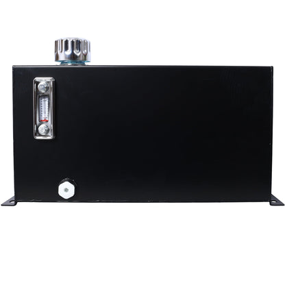 HouseOfZazla 10 gal black steel hydraulic fluid tank with gauge and breather cap on Tampa Home & Garden Store
