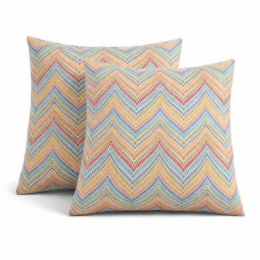 2 Pack Outdoor Throw Pillows Waterproof And Fade