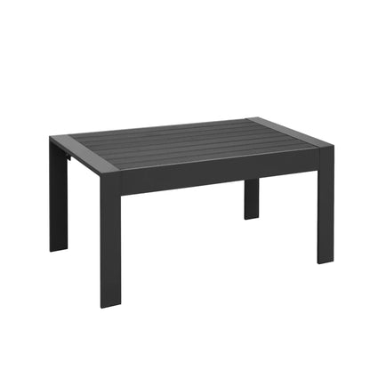Modern Outdoor Coffee Table with Aluminum Frame