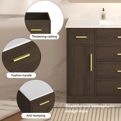Bathroom Vanity with Ample Storage and Soft Doors