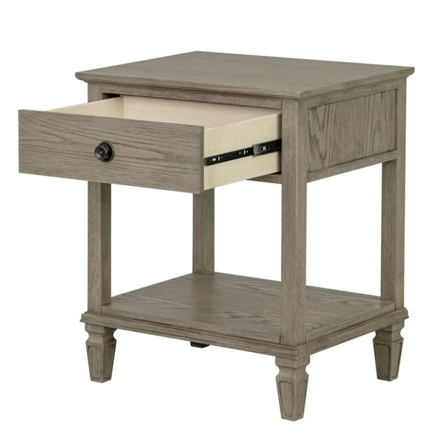 Victoria Bedside Table With Drawer and Shelf