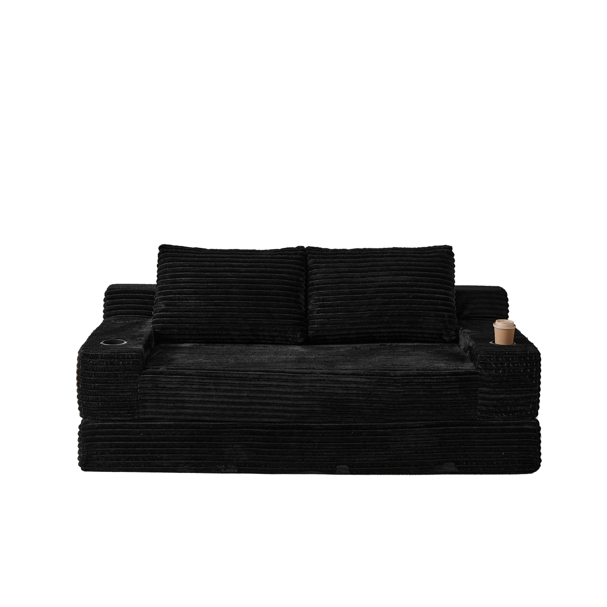Comfortable Corduroy Two In One Sofa And Bed