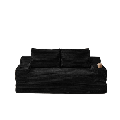 Comfortable Corduroy Two In One Sofa And Bed