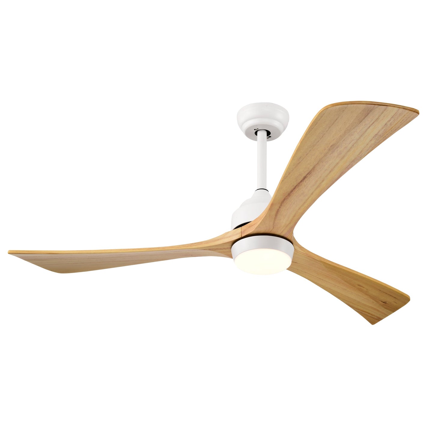 52-inch solid wood blade ceiling fan with light kit and remote by HouseOfZazla on Tampa Home & Garden Store