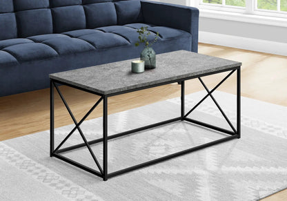 Rectangular coffee table with gray speckled top by Unique Piece Furniture on Tampa Home & Garden Store