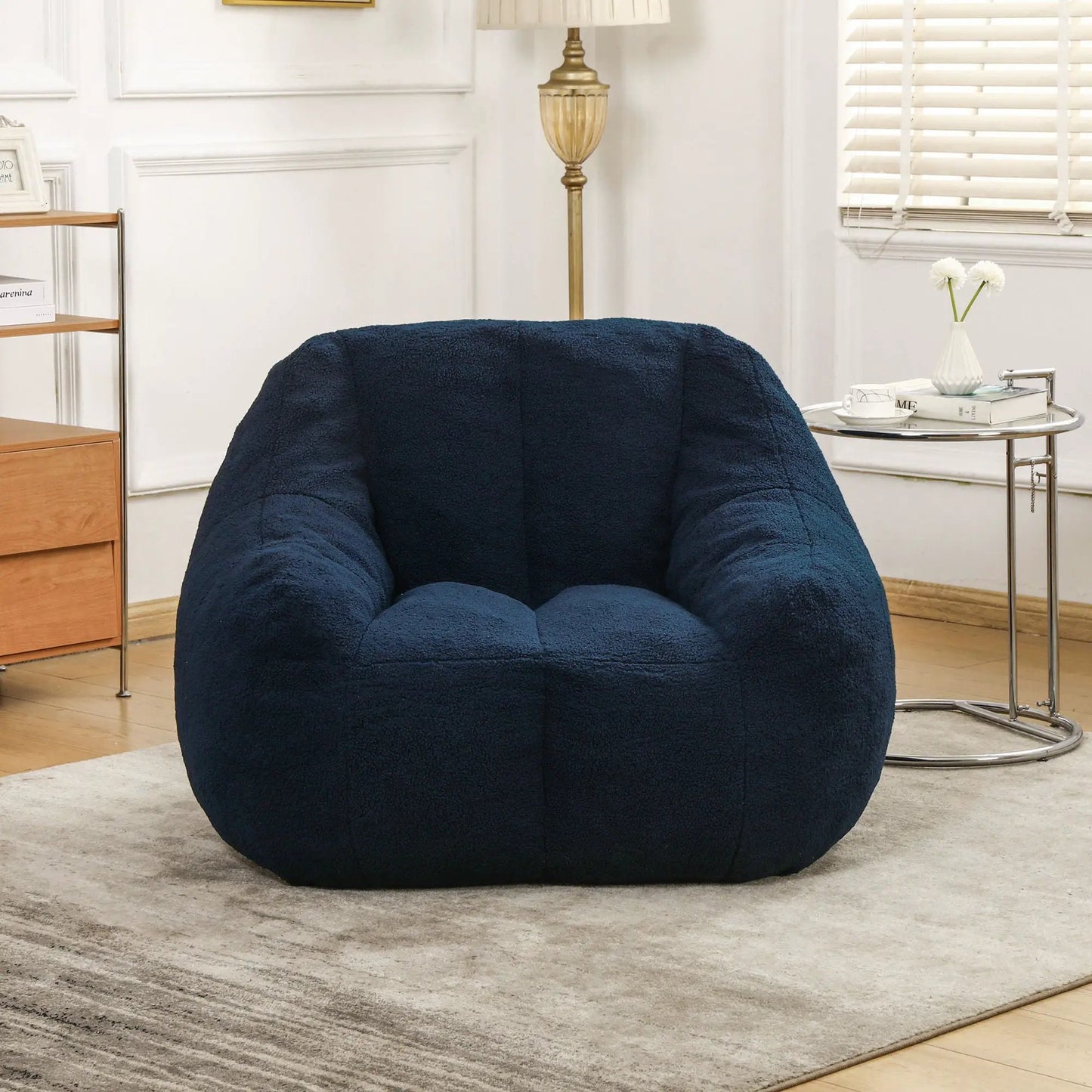 Comfy Bean Bag Chair with Memory Foam Filler