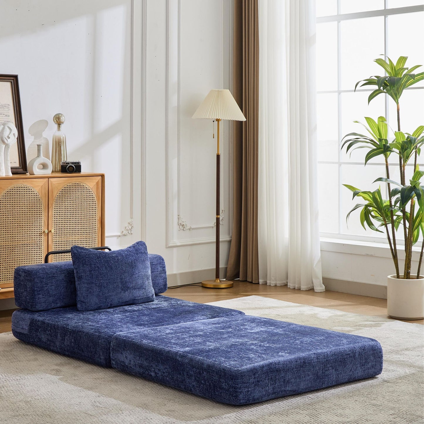 Convertible Floor Sofa Bed and Living Room