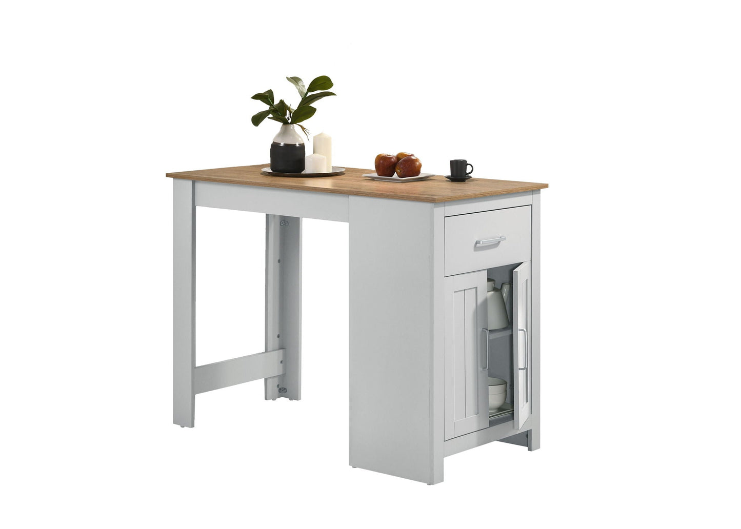 Alonzo Counter Height Dining Table With Storage