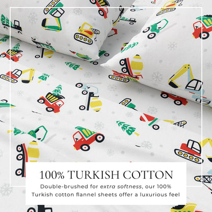 Soft and Plush Turkish Cotton Christmas Sheets