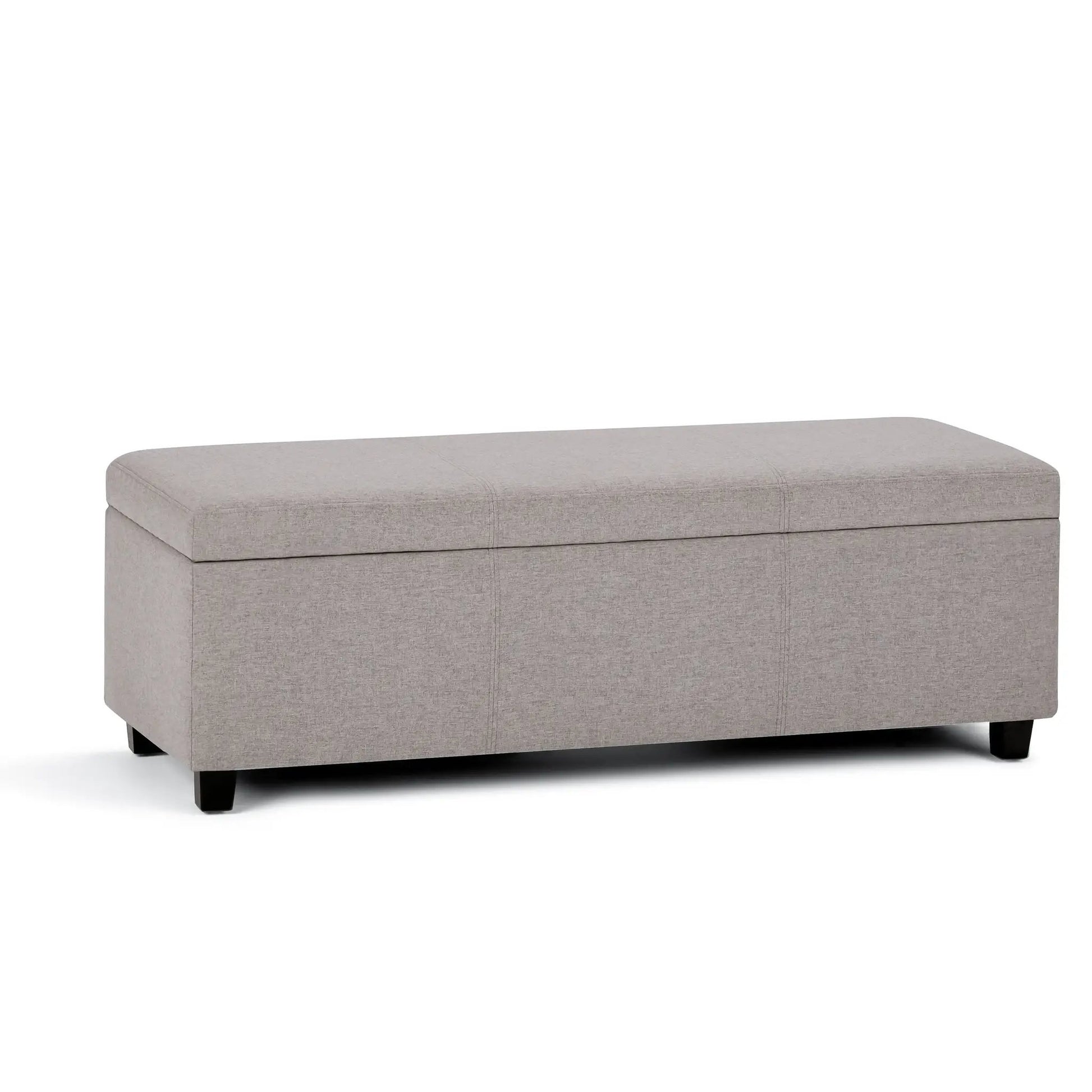 Avalon multifunctional storage ottoman bench in light gray fabric by Unique Piece Furniture on Tampa Home & Garden Store